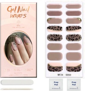 Uptown Glam Semi Cured Gel Nail Wraps 1