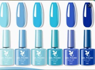 spark Light Therapy Nail Polish Kit Gel Nail Polish 6 Colors Set Soaked Uv LED Popular Nail Art Designs