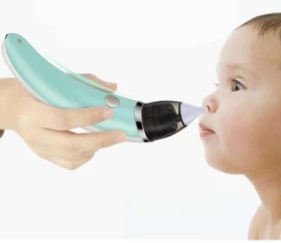 Perfect Dealz Baby Electric Nasal Aspirator Automatic Snot Sucker Nose Cleaner Battery Operated Nasal Aspirator