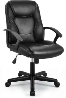 REX M Faux Leather Swivel Premium Office Conference Chair