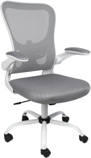 Fine Living ErgoPro Office Chair - White/ Grey Office Arm Chair