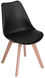 Shah'S Frankfurt Chair Black Office Stacking Chair