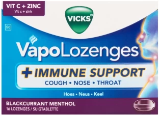 Vicks_1 Immune Support Lozenges BlackCurrant Tablets