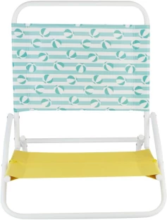 Happy Sand Beach Metal Folding Chair