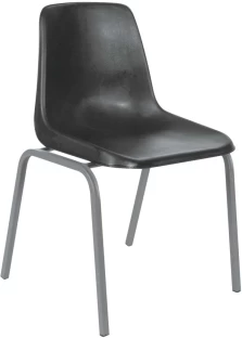 Unbranded Comfortable Backrest Metal Cafeteria Chair