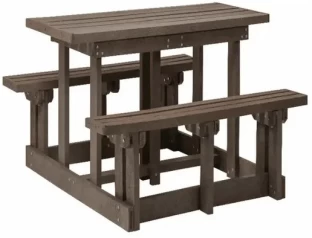 Plastic Garden picnic set 4 seater Plastic Table & Bench Set