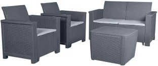 Contour Jabulani Patio Plastic Table & Chair Set
