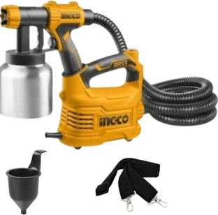 Ingco Spray Gun With Aluminium Tank / Paint Sprayer - Floor Based Electric Fan Sprayer
