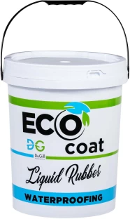 DuGill Manufacturing Brown EcoCoat Rubber Waterproofing Brown Solvent Wall Paint