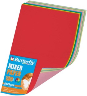 Butterfly A4 160 gsm Coloured Paper