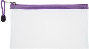 Treeline 22cm Clear Pencil Bag Small Pencil Box