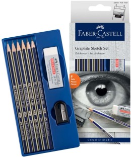 Faber-Castell Goldfaber Graphite Sketch Set Hexagonal