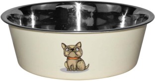 OL'ROY Stainless Steel Bowl Camel Large Stainless Steel Pet Bowl