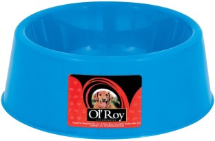 OL'ROY Dog Bowl Plastic Small Plastic Pet Bowl