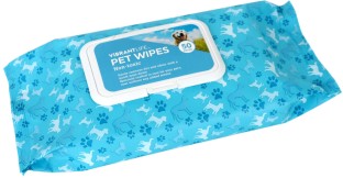 Vibrant Life Non Toxic Pet Wipes 50pcs Pet Ear Eye Wipes