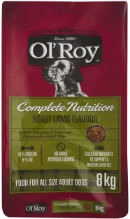Ol'Roy Dry Dog Food Lamb 8 kg Dry Adult Dog Food