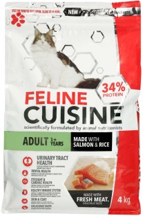 Feline Cuisine Made with Salmon & Rice Salmon 4 kg Dry Adult Cat Food