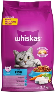 Whiskas With Prebiotic Fish 2.7 kg Dry Adult Cat Food