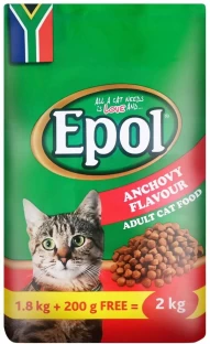 Epol Anchovy Flavour Meat 9 x 2 kg Dry Adult Cat Food