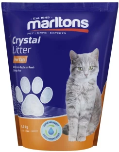 Marltons 1 x 1.8kg | Cat Litter Crystals Pet Litter Tray Refill