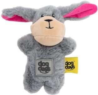 Dog's Life Rabbit With Squeake Wool Soft Toy For Dog & Cat