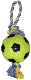 Ol'Roy Football With Rope Tug Polyester Tug Toy For Dog & Cat