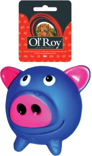 Ol'Roy Squeaky Dog Toy Silicone Ball For Dog & Cat