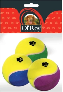 Ol'Roy Tennis Ball Rubber Ball For Dog & Cat