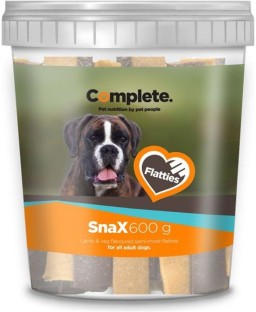 Complete Dog Snax Lamb & Veg Flatties Semi-moist Lamb & Vegetable Chews Treat