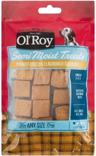 Ol'Roy Semi-Moist Squares Meat 120 g Dry Adult Dog Food