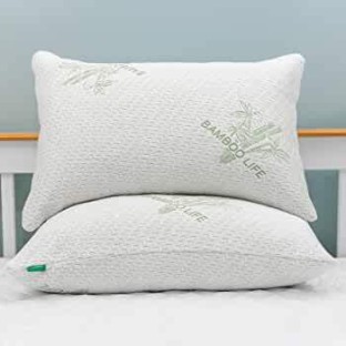 Bamboo Pillows Bamboo Pillow Cotton Solid Sleeping Pillow