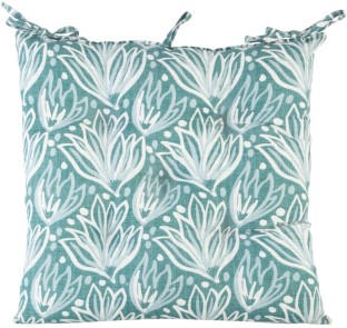 Terrace Leisure Seat Pad Cotton Floral Cushion