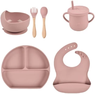 Generic Silicone Baby Feeding Set  - Silicone