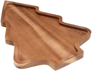 Excellent Houseware Xmas Tree Platter Serving Dish