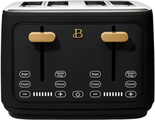 Beautiful 4-Slice Toaster 1700 W Electric Pop Up Toaster