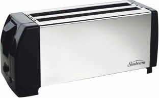 Sunbeam 4-Slice Stainless Steel Toaster 750 W Electric Pop Up Toaster