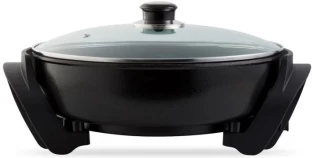 Mellerware Frying Electric Black 30cm 1500W "Alonzo" Pan with Lid 0 L capacity 0 cm diameter