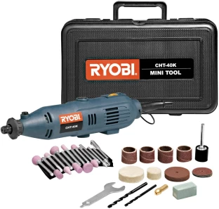 Ryobi Cht40K Mini Tool Kit 40 Piece 130W Screwdriver