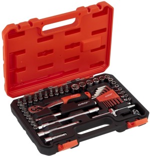 Grip Professional Tool Set 1/4'' 45pc Spanner Set
