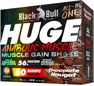 Black Bull Huge Anabolic Muscle Gain Shake Whey Protein