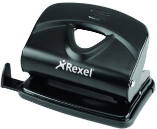 Rexel V220 2 Hole 20 Sheets Punch Black Punches & Punching Machines