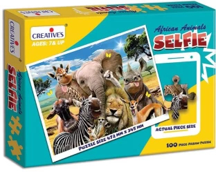 Creatives Wild Animals Puzzle - 100 piece puzzle Jigsaw Puzzles