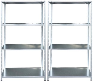 BCL 2 Units x 4 Tier Steel Rack Shelf For  Storage