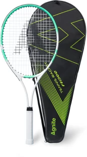 Agnite Tennis Racket Green Strung Tennis Racquet