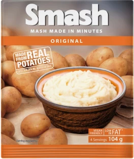 Smash Original Instant Mash Potato 104 g
