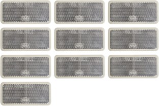 Gen Merch Square Reflector Stick-On 4 cm x 9 cm Black Reflective Tape