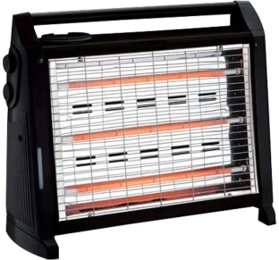 istar 3 Bar Quartz Heater with Fan, Humidifier & Dual Controls Radiant Heater