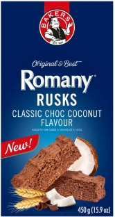 Bakers Romany Creams Coconut flavoured Coconut Rusk
