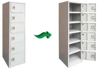 Amika Aurora Grey Maxton Steel Safe Locker