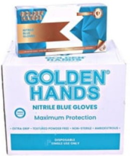 Golden Hands NG003 Nitrile  Safety Gloves